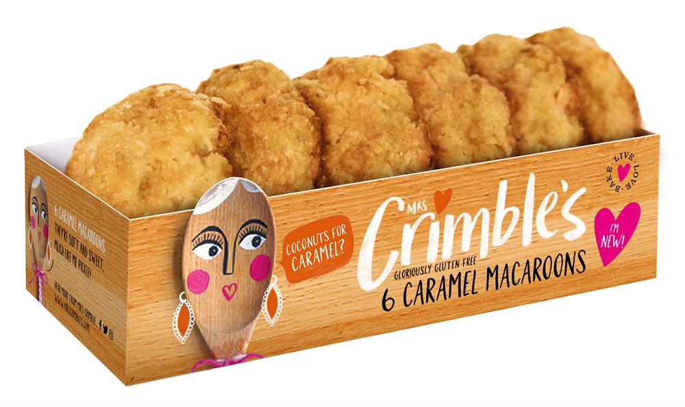 Mrs Crimbles Gluten Free Caramel Macaroons 180g
