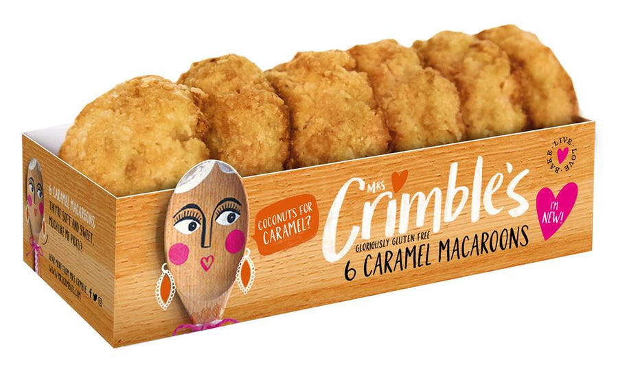 Mrs Crimbles Gluten Free Caramel Macaroons 180g