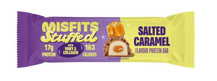 Misfits Stuffed Salted Caramel Bar 45g