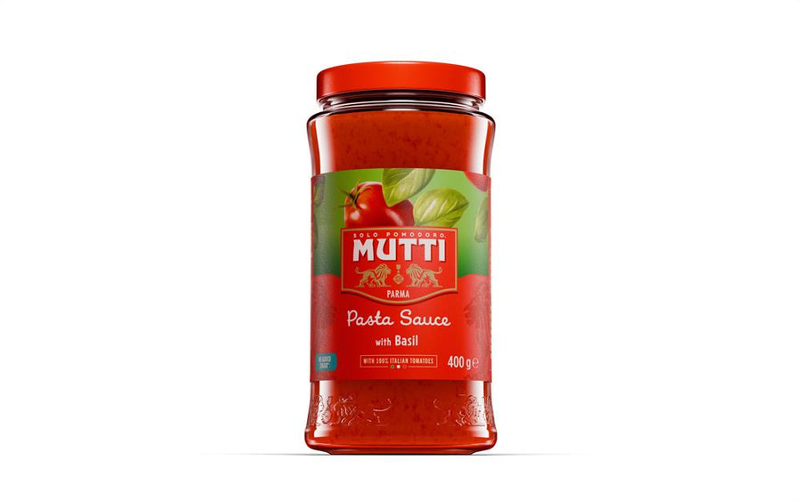 Mutti Tomato Pasta Sauce - Basil 400g