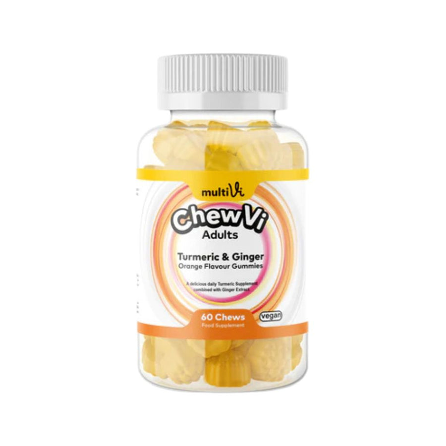 MultiVi Turmeric & Ginger Gummies Orange Flavour. 60 gummies
