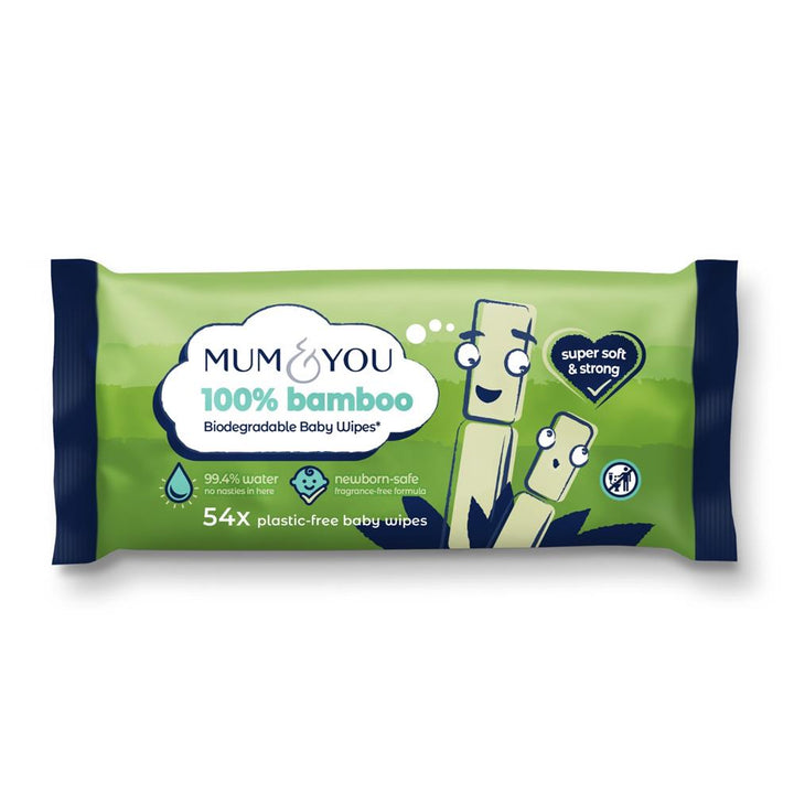 Bamboo Wipes
Super soft & strong bamboo biodegradable baby wipes