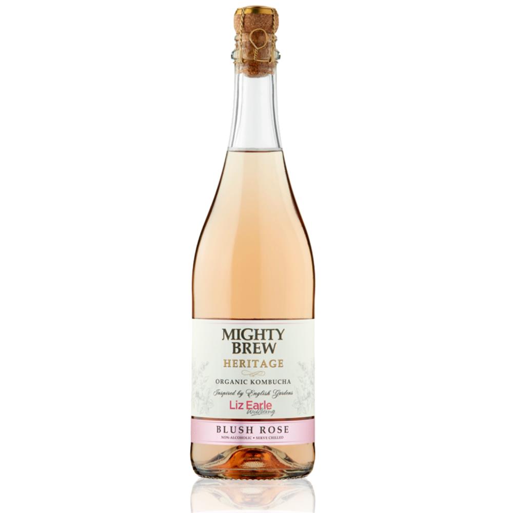 Mighty Brew Heritage Blush Rose Organic Kombucha Non-Alc. 750ML