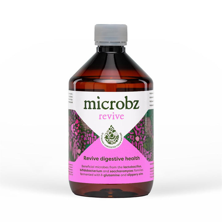 Microbz Revive: soil-based microbes with herbs for the gut lining