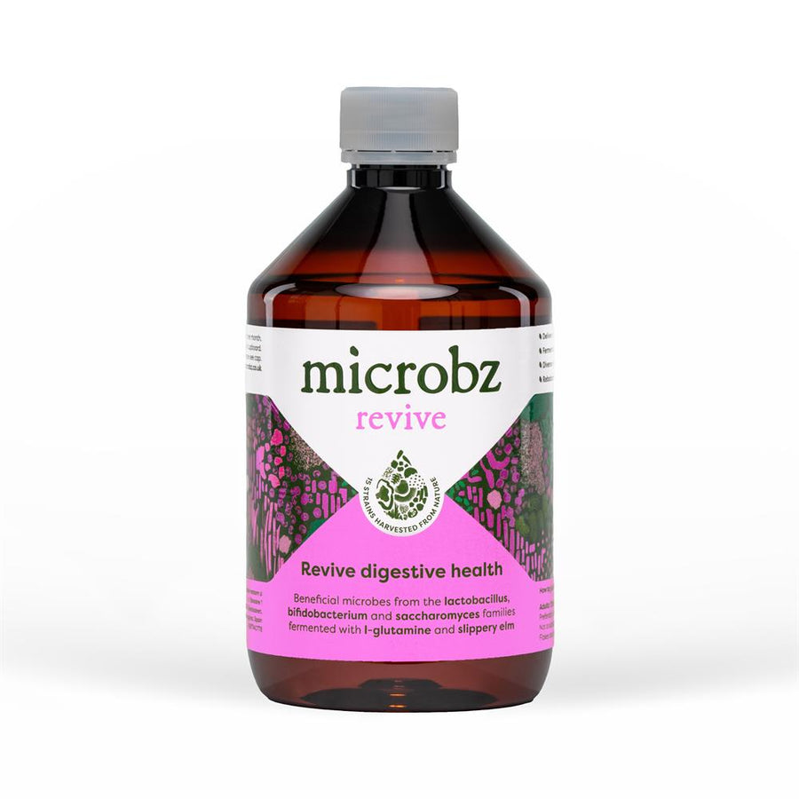 Microbz Revive: soil-based microbes with herbs for the gut lining