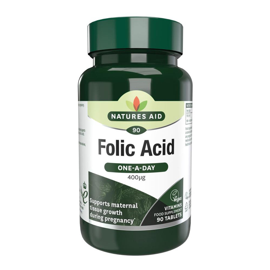 Folic Acid - 400ug 90 Tablets