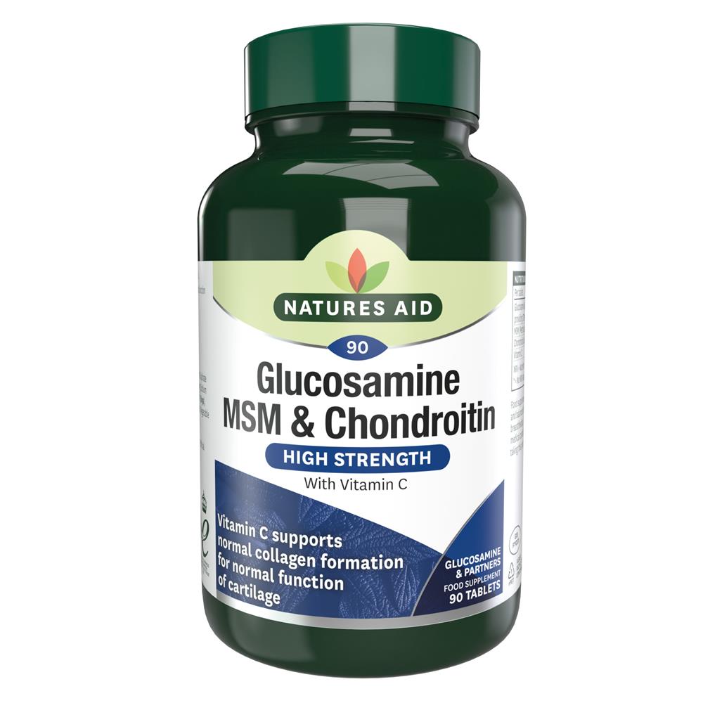 Glucosamine 500mg MSM 500mg & Chondroitin 100mg 90 Tablets