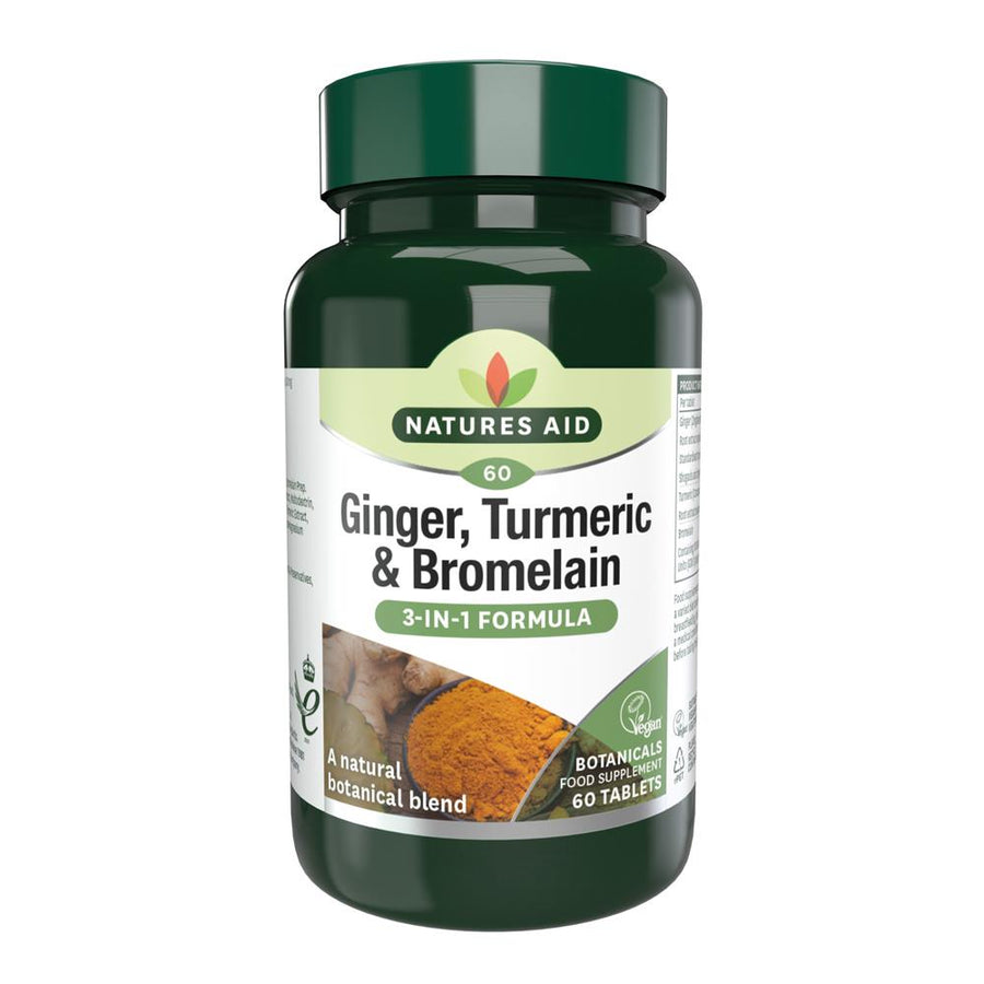 Ginger Turmeric & Bromelain 60 tablets