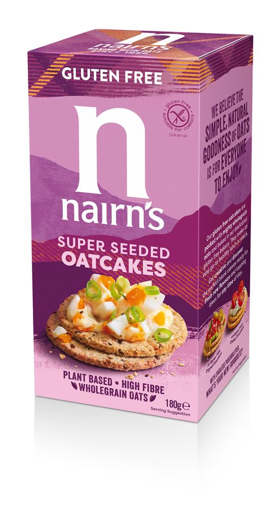 Nairn's Gluten Free Super Seeded Oatcake 180g