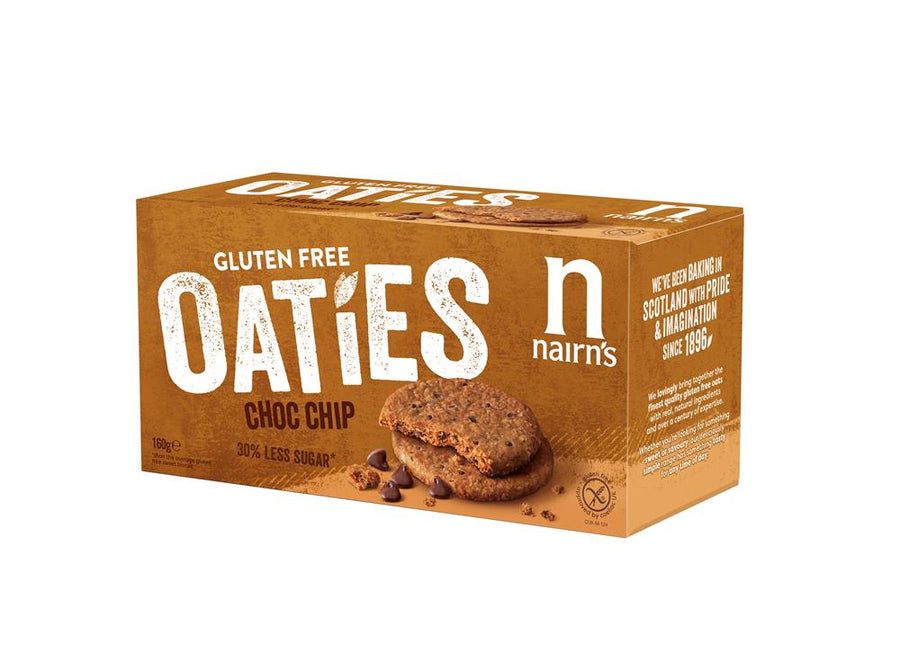 Nairn's Gluten Free Oaties Chocolate Chip 160g