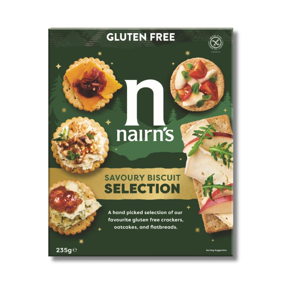 Nairn's Gluten Free Savoury Biscuit Selection Box 235g