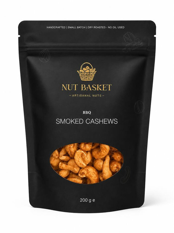 Nut Basket BBQ Smoked Cashews 200g