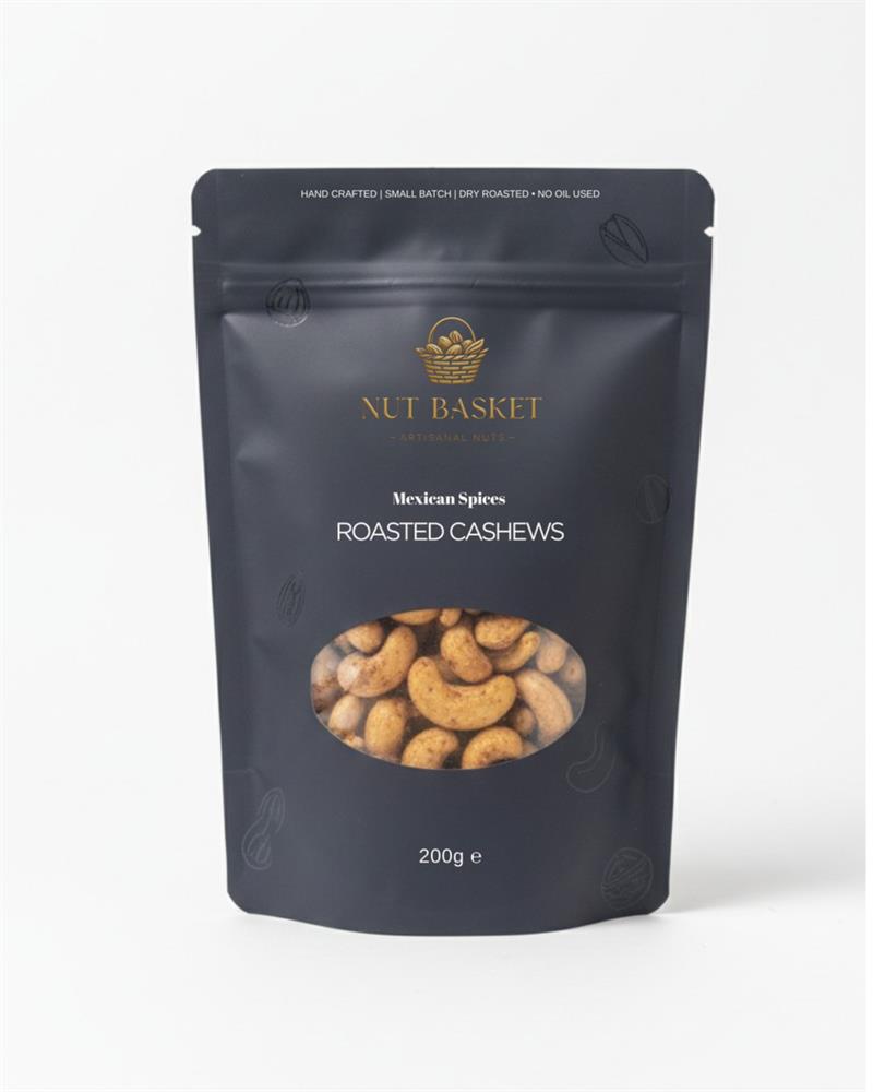 Nut Basket Roasted Cashews Mexican Spices 200g