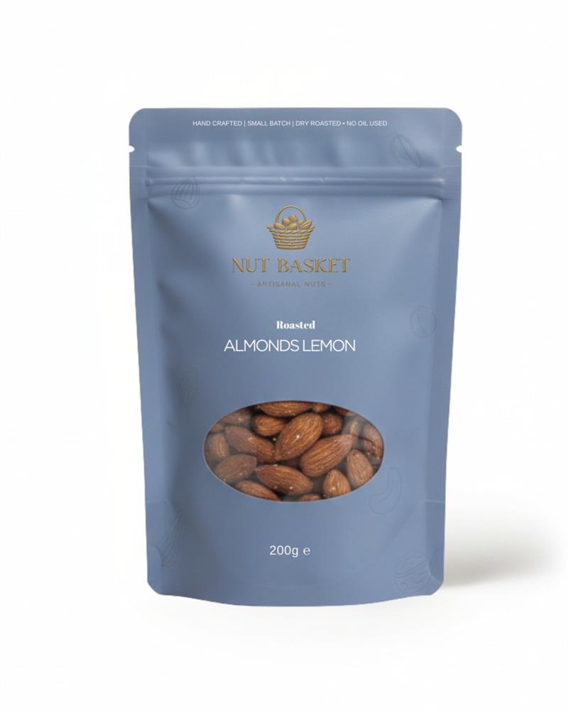 Nut Basket Roasted Almonds Lemon 200g