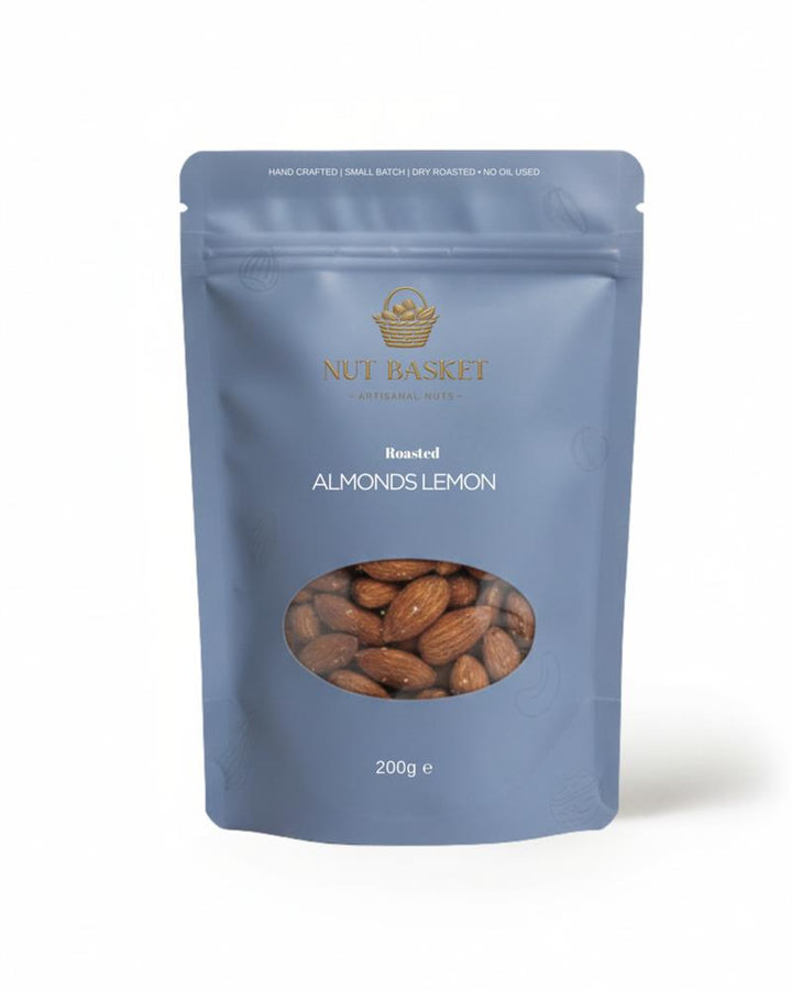 Nut Basket Roasted Almonds Lemon 200g