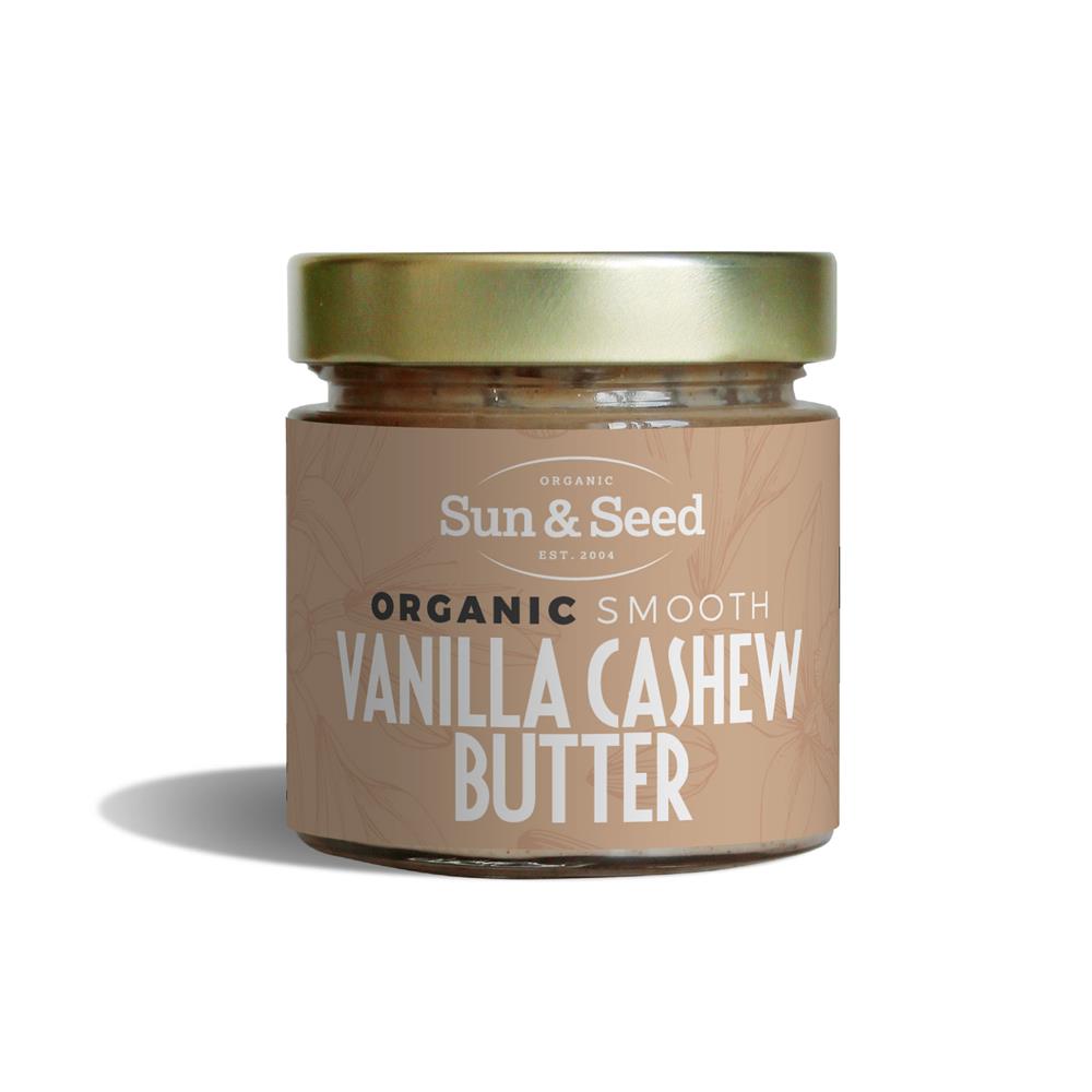 Sun and Seed Organic Raw Cashew & Vanilla Butter 200g