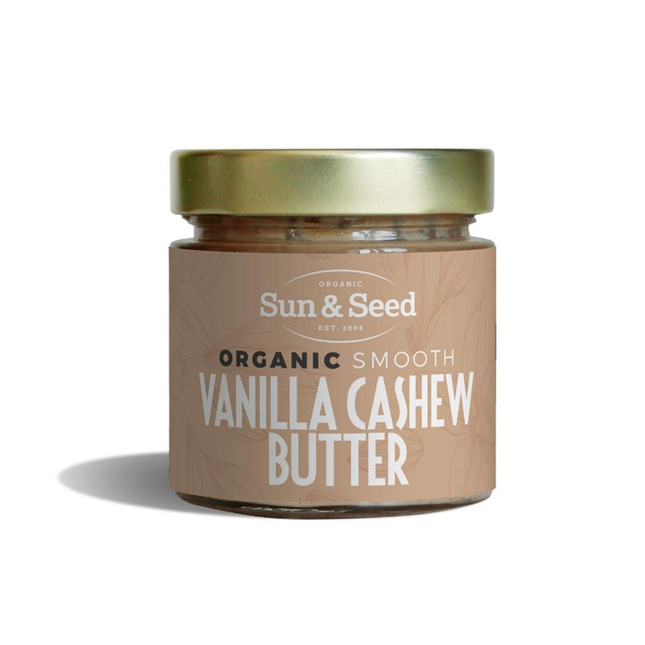 Sun and Seed Organic Raw Cashew & Vanilla Butter 200g