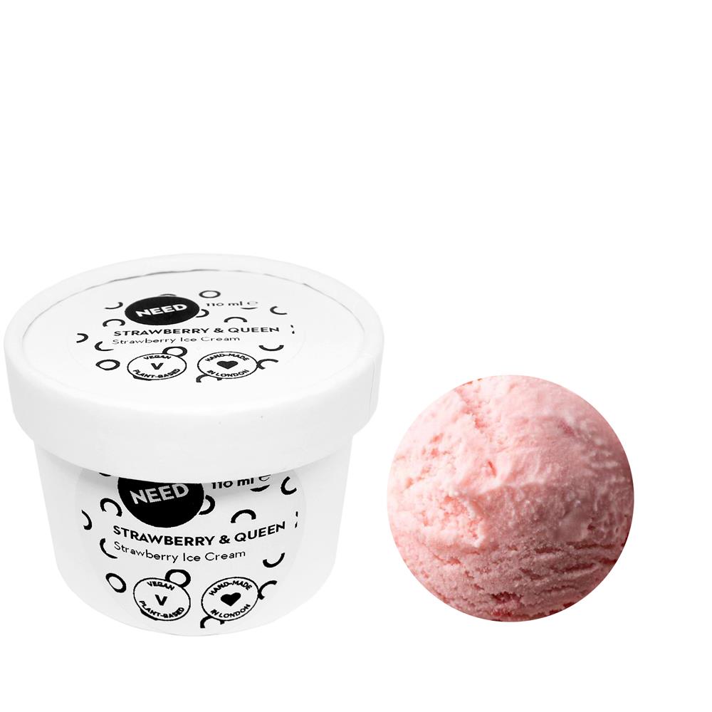 Strawberry Ice Cream 110ml Mini Tub