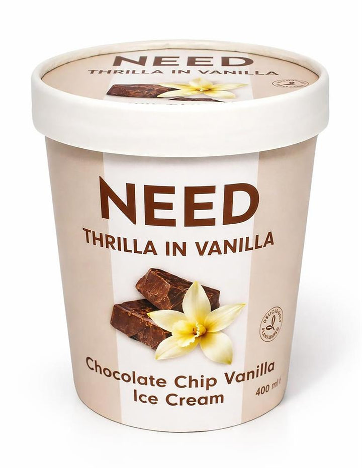 Smooth Chocolate Chip Vanilla Ice Cream 400ml