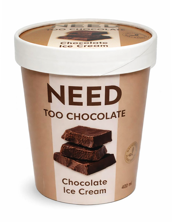 Sumptuously Intense Too Chocolate Ice Cream 400ml