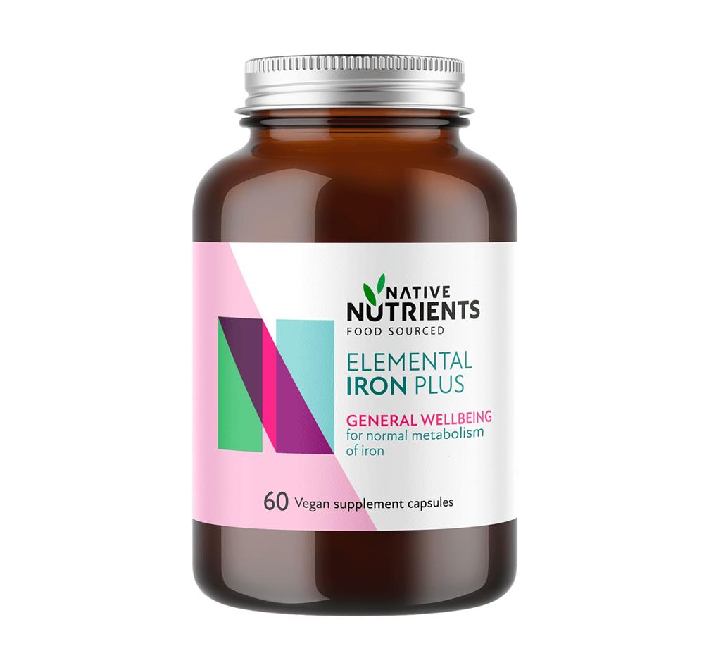Native Nutrients Elemental Iron 60caps