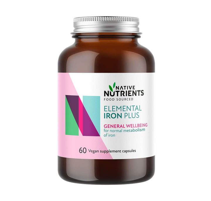 Native Nutrients Elemental Iron 60caps