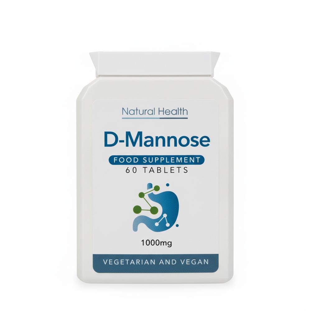 Natural Health D-Mannose 1000mg 60 Capsules