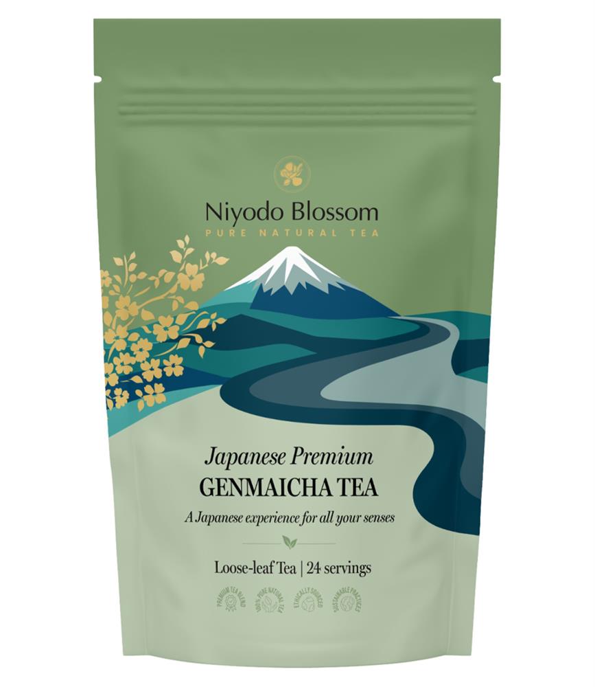 Japanese Premium Genmaicha Tea- Loose leaf- 24 servings.
