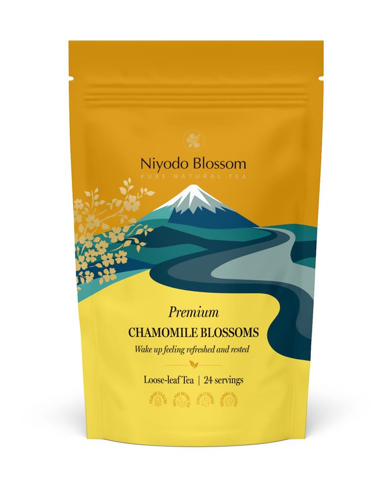 Premium Chamomile Blossoms Tea- Loose leaf- 24 servings.