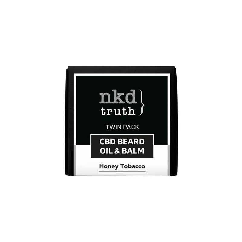 NKD 150mg CBD Twin Pack Honey Tobacco Beard Oil and balm (BUY 1 GET 1 FREE)