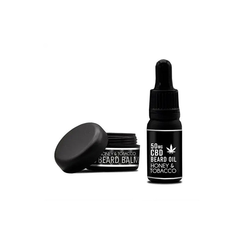 NKD 150mg CBD Twin Pack Honey Tobacco Beard Oil and balm (BUY 1 GET 1 FREE)