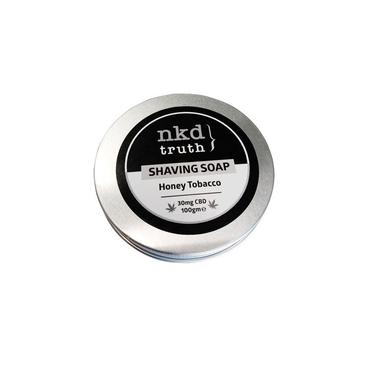 NKD 30mg CBD Speciality Shaving Soap 100g - Honey Tobacco (BUY 1 GET 1 FREE)