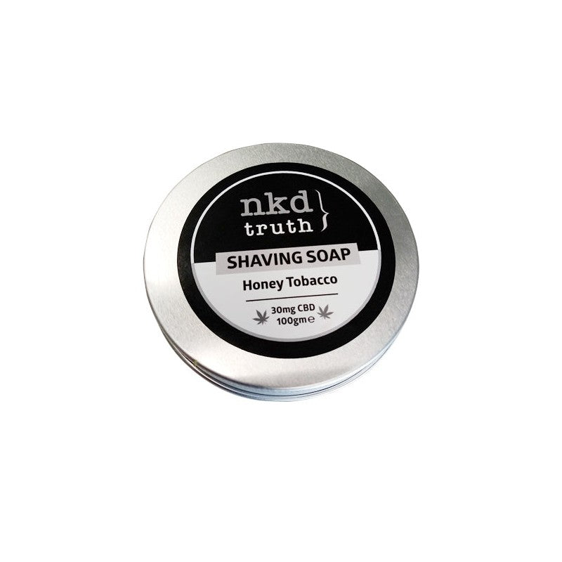 NKD 30mg CBD Speciality Shaving Soap 100g - Honey Tobacco (BUY 1 GET 1 FREE)