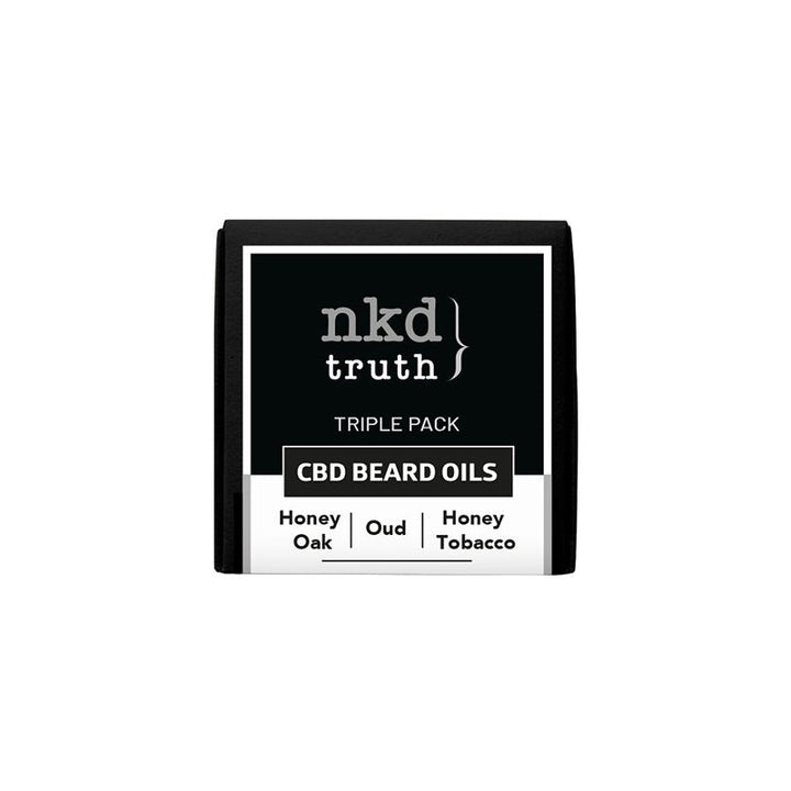 NKD 50mg CBD Infused Speciality Beard Oils Gift Set