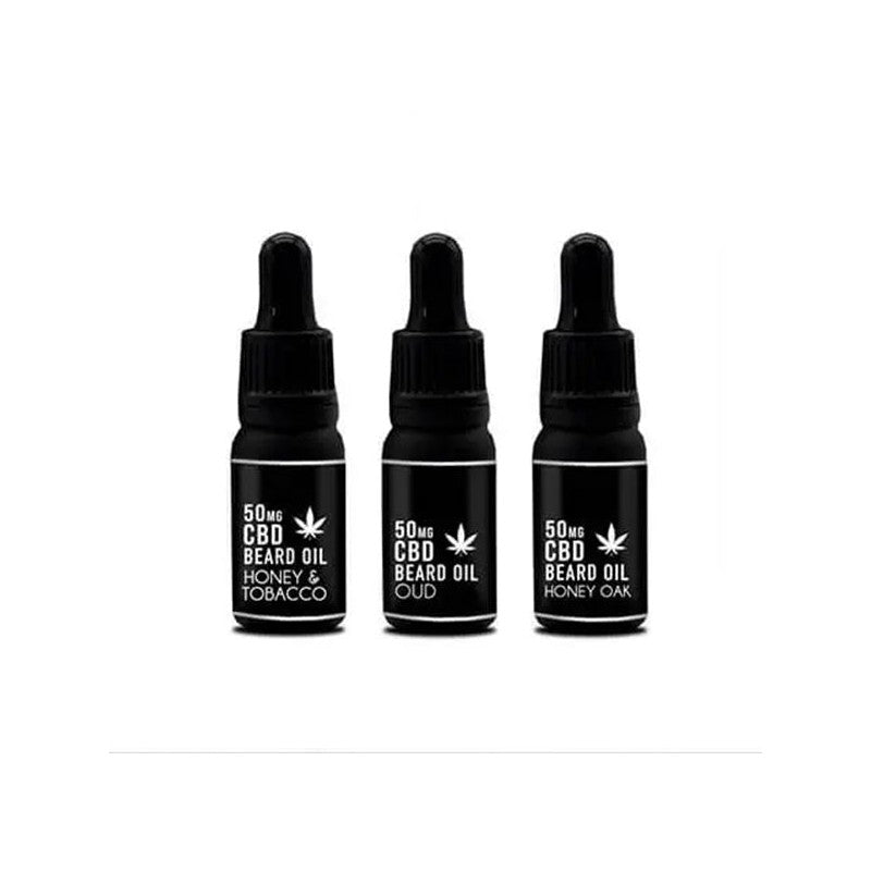 NKD 50mg CBD Infused Speciality Beard Oils Gift Set