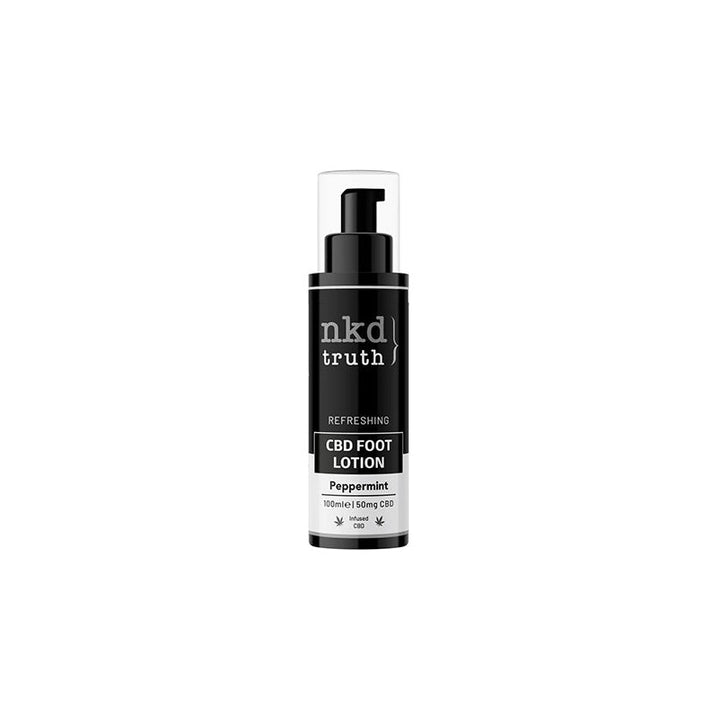 NKD 50mg CBD Peppermint Revitalizing Foot Balm 100ml (BUY 1 GET 1 FREE)