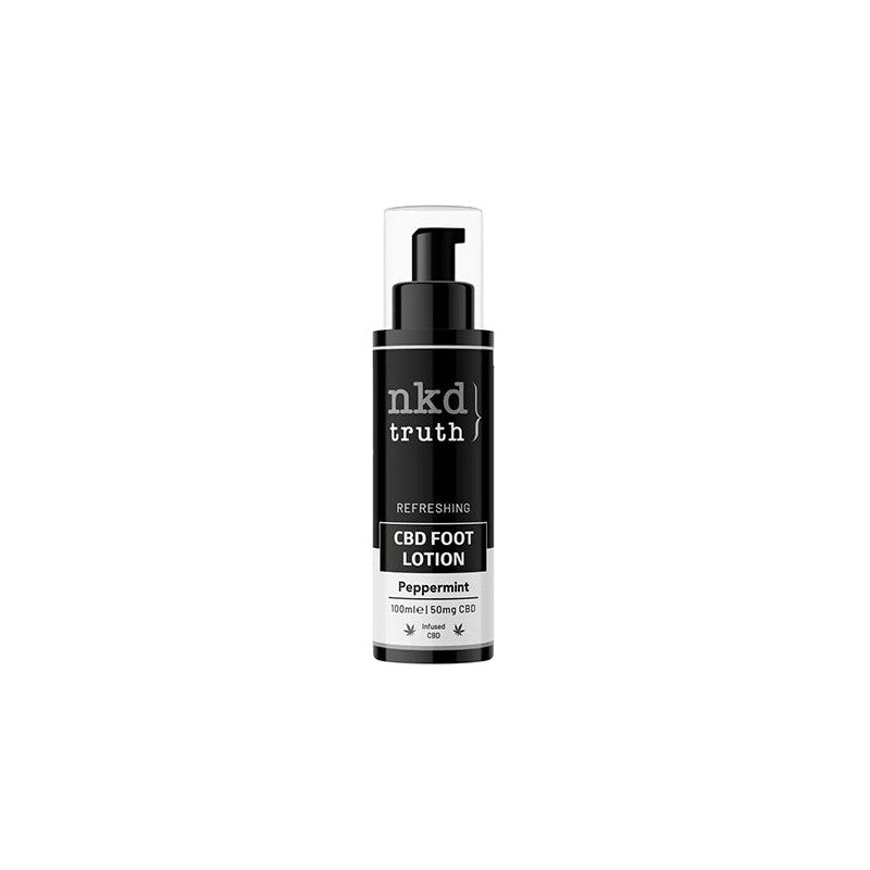 NKD 50mg CBD Peppermint Revitalizing Foot Balm 100ml (BUY 1 GET 1 FREE)