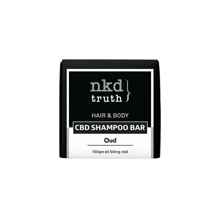 NKD 50mg CBD Speciality Body & Hair Shampoo Bar 100g - Oud (BUY 1 GET 1 FREE)