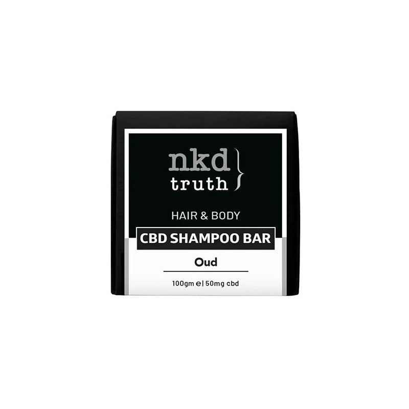 NKD 50mg CBD Speciality Body & Hair Shampoo Bar 100g - Oud (BUY 1 GET 1 FREE)