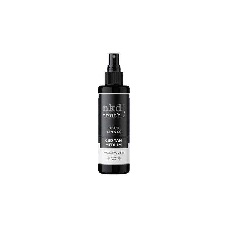 NKD Truth 75mg CBD Medium Self Tan - 200ml (BUY 1 GET 1 FREE)