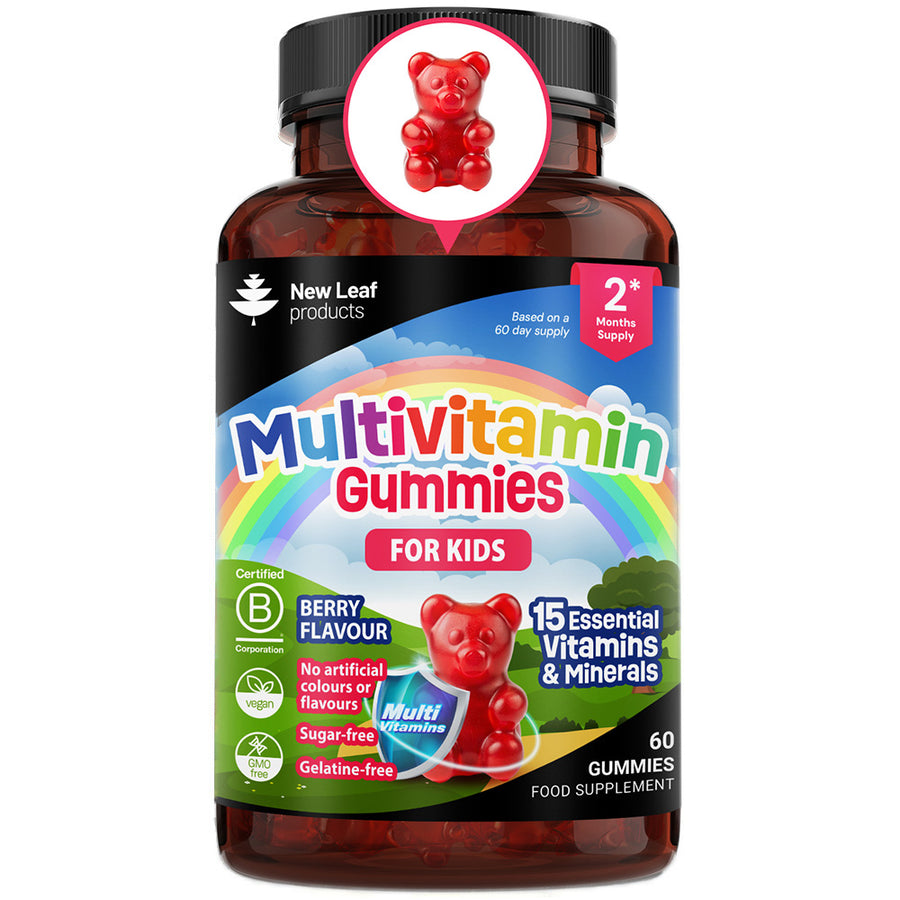 Multivitamin Gummies For Kids Sugar Free Vegan Recyclable Bottle