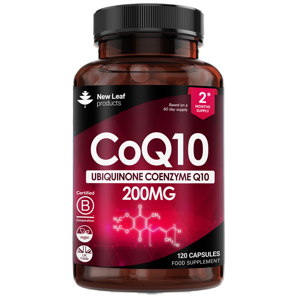 CoQ10 Capsules - Co Enzyme 200mg 120 Vegan Capsules