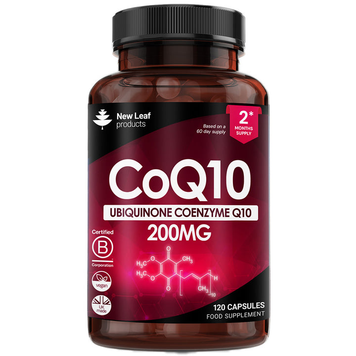 CoQ10 Capsules - Co Enzyme 200mg 120 Vegan Capsules