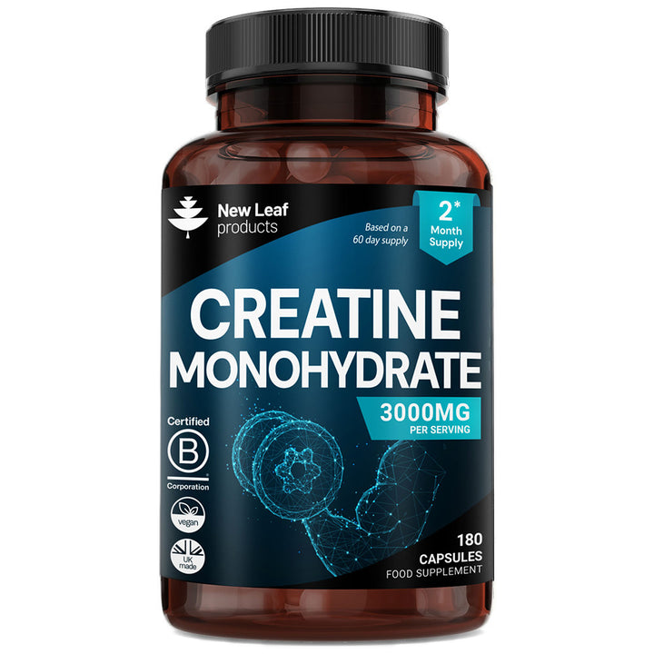 Creatine Monohydrate 3000mg 240 Vegan Capsules