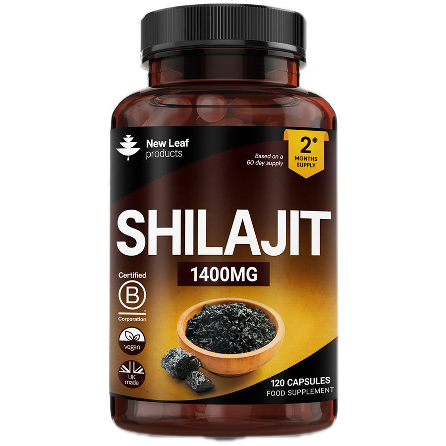 Shilajit 1400mg 60% Fulvic Acid Recyclable Bottle