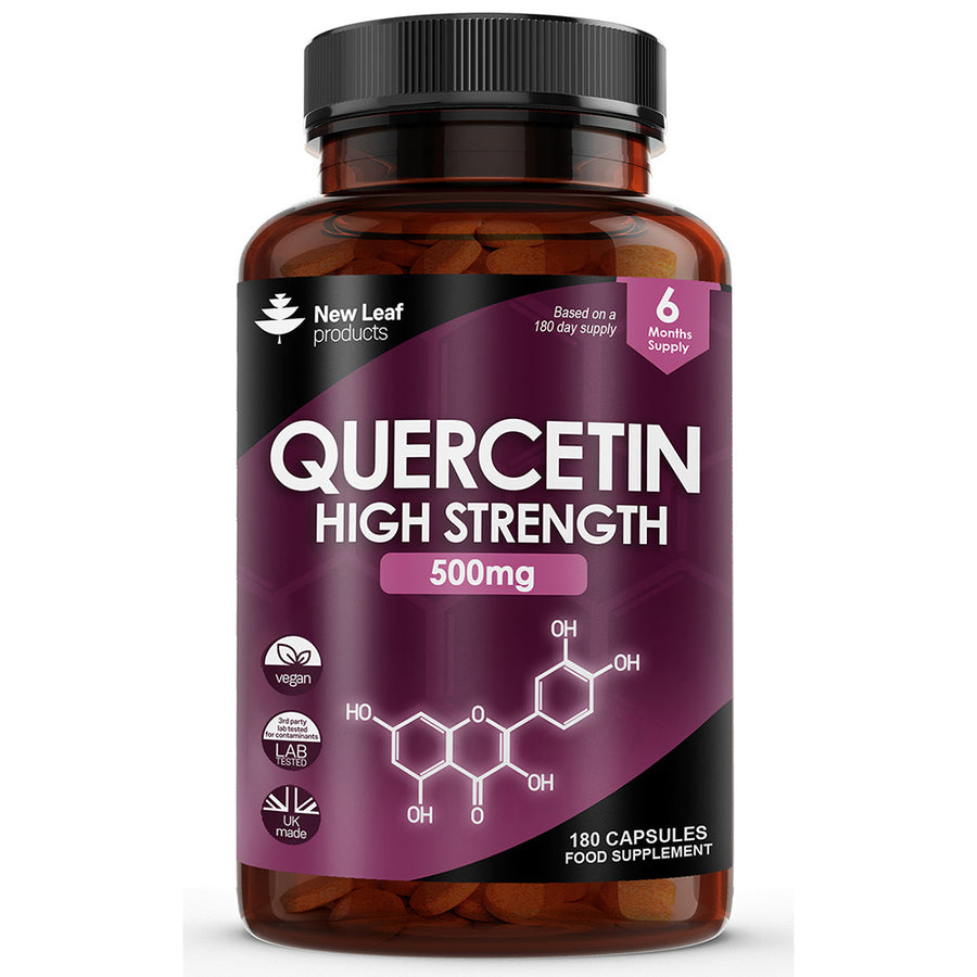 Quercetin Capsules - 180 Immune Health 500mg 180 Vegan Capsules