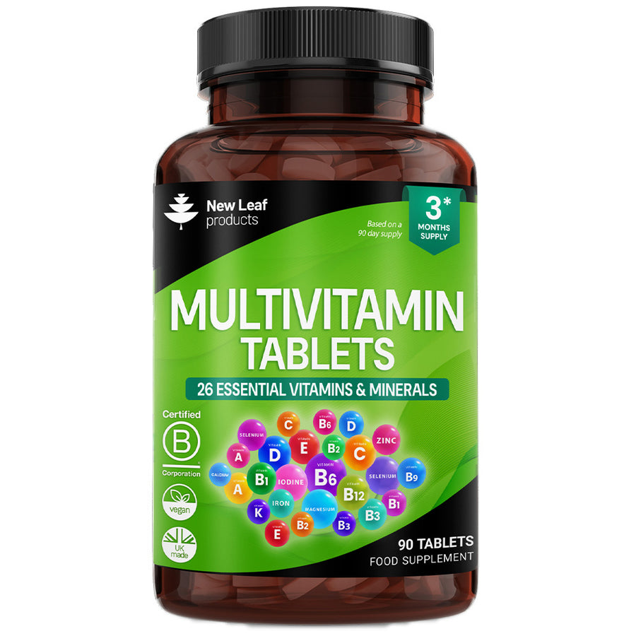 Multivitamin Plus Iron 23 Essential Vitamin & Minerals 90 Tablets
