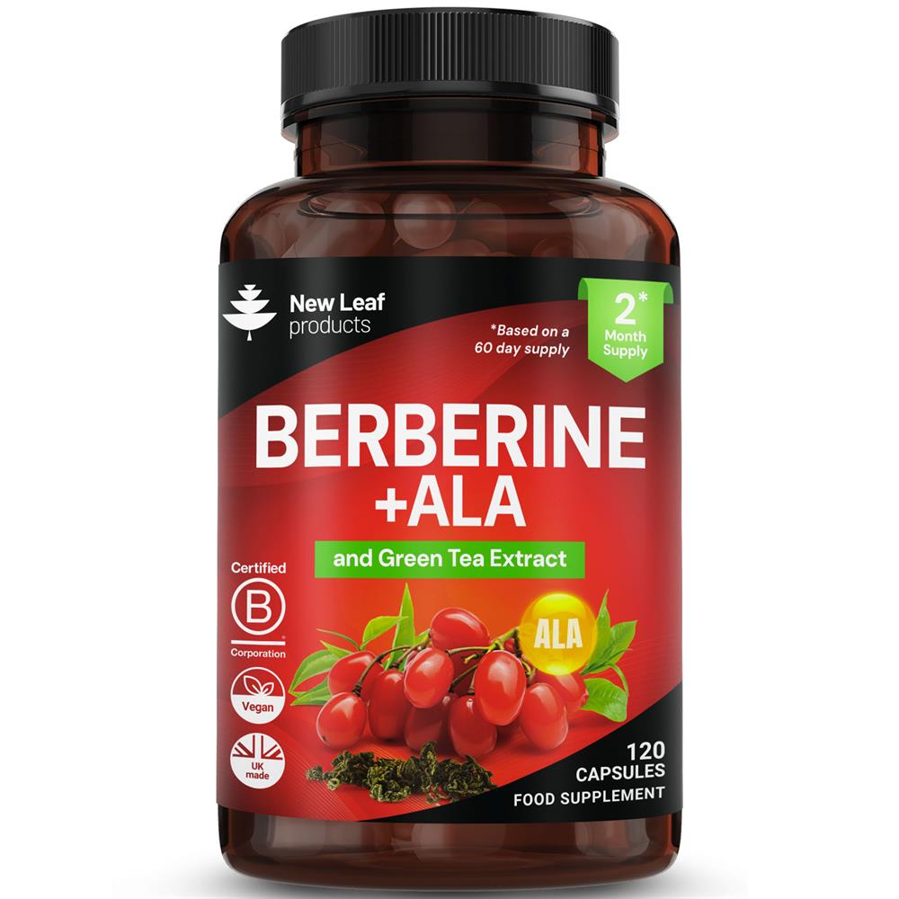 Berberine + ALA With Green Tea Extract 120 Capsules