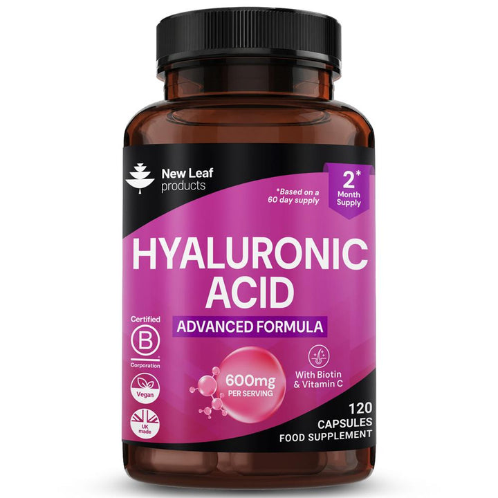 Hyaluronic Acid + Biotin & Vitamin C 120 Capsules