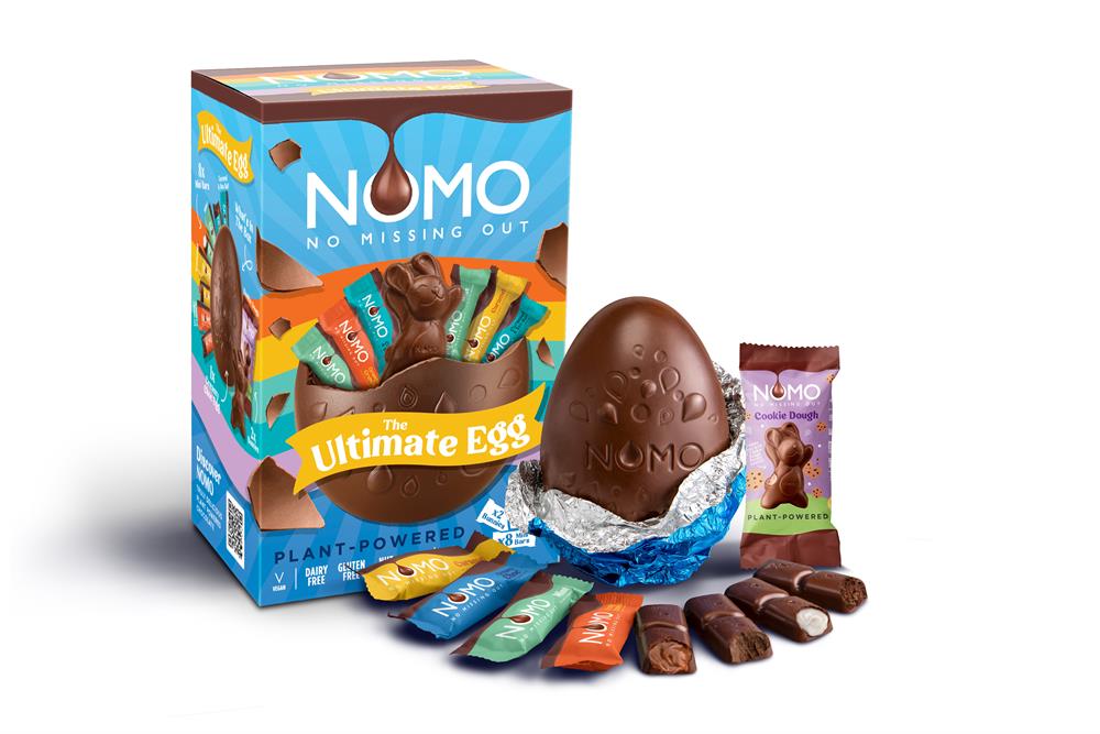 NOMO Free From Chocolate Egg with Bunny and Mini Bars 405g